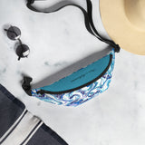 "Blue Ink" Fanny Pack