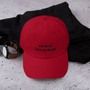 "Thoughts" Dad hat