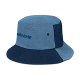 "Chaklit Drip" Denim bucket hat