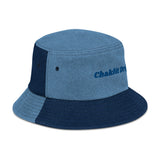 "Chaklit Drip" Denim bucket hat