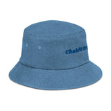 "Chaklit Drip" Denim bucket hat