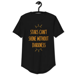 "Stars" Men's Curved Hem T-Shirt