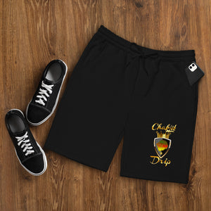 "Chaklit Drip Logo" Men's fleece shorts