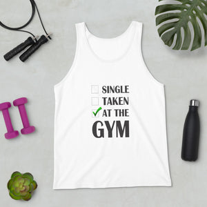 "At the gym" Unisex Tank Top