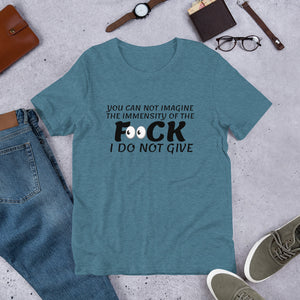 "No F*ck" Short-Sleeve Unisex T-Shirt