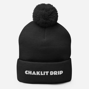 "Chaklit Drip" Pom-Pom Beanie