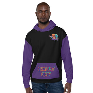 "Purple Chaklit Drip" Unisex Hoodie