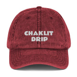 "Chaklit Drip" Vintage Cotton Twill Cap