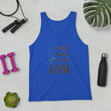 "At the gym" Unisex Tank Top