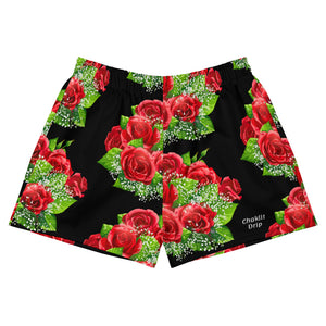 "Rose Pattern: Women's Short Shorts