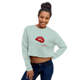 "Lips" Crop Sweatshirt