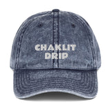 "Chaklit Drip" Vintage Cotton Twill Cap