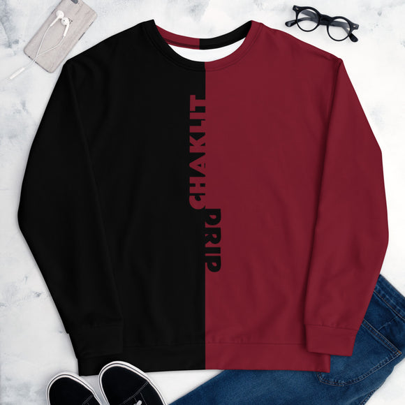 Black & Red Unisex Sweatshirt