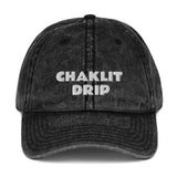 "Chaklit Drip" Vintage Cotton Twill Cap