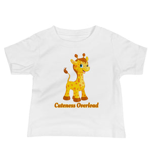 "Cuteness Overload" Baby Jersey Short Sleeve Tee