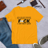 "No F*ck" Short-Sleeve Unisex T-Shirt