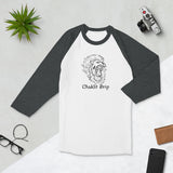 "Chaklit Drip" 3/4 sleeve raglan shirt