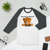 "Bear Minimum" 3/4 sleeve raglan shirt