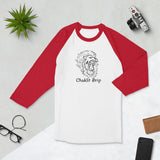 "Chaklit Drip" 3/4 sleeve raglan shirt