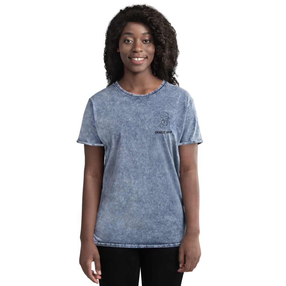 "Chaklit Drip" Denim T-Shirt