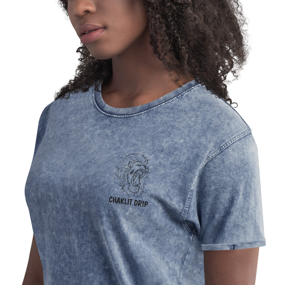 "Chaklit Drip" Denim T-Shirt