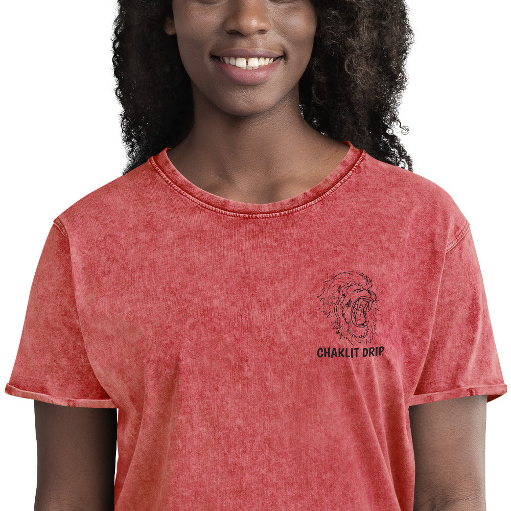 "Chaklit Drip" Denim T-Shirt