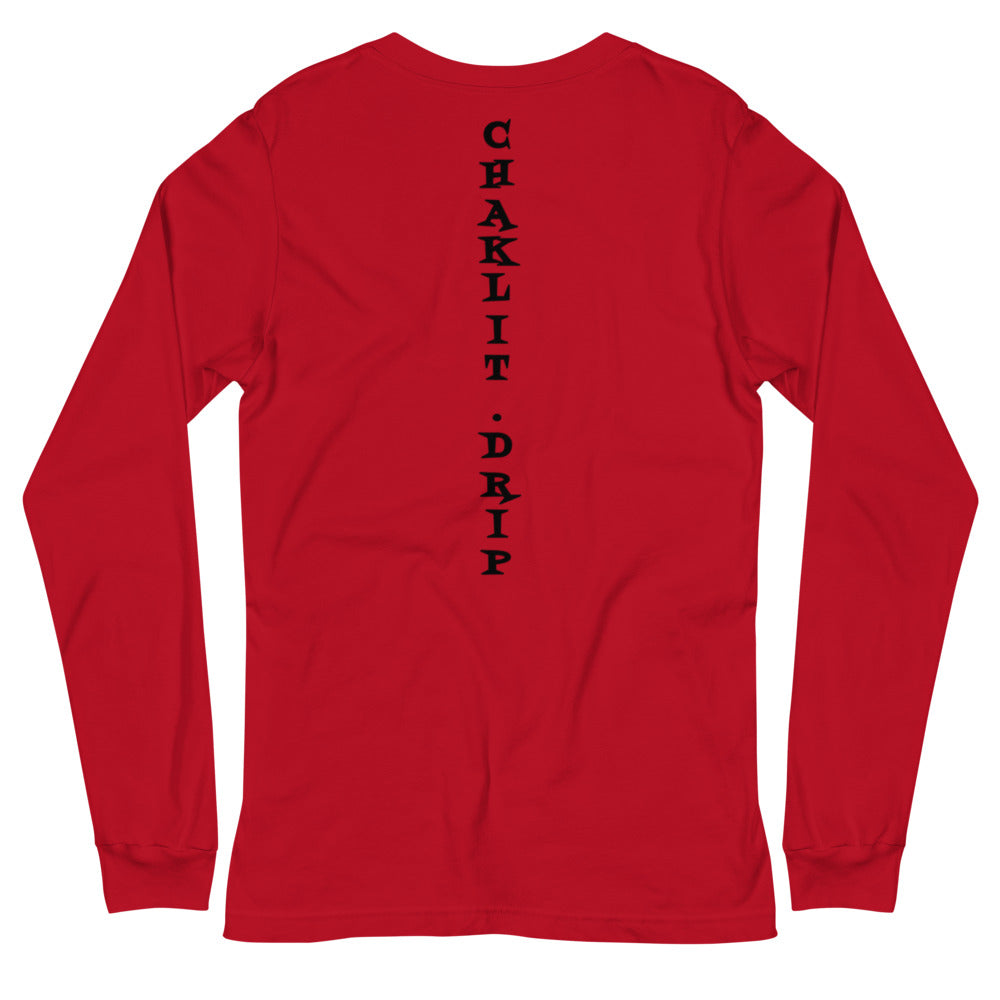 "Chaklit Drip" Unisex Long Sleeve Tee