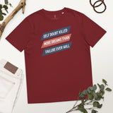 "Self doubt" organic cotton t-shirt