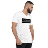 "Protect Your Mental Health" Unisex Short Sleeve V-Neck T-Shirt