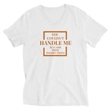 "Handle Me" Unisex Short Sleeve V-Neck T-Shirt