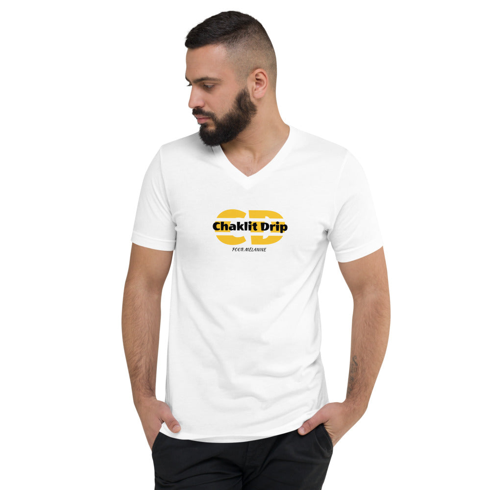 "Chaklit Drip" Unisex Short Sleeve V-Neck T-Shirt
