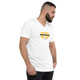 "Chaklit Drip" Unisex Short Sleeve V-Neck T-Shirt